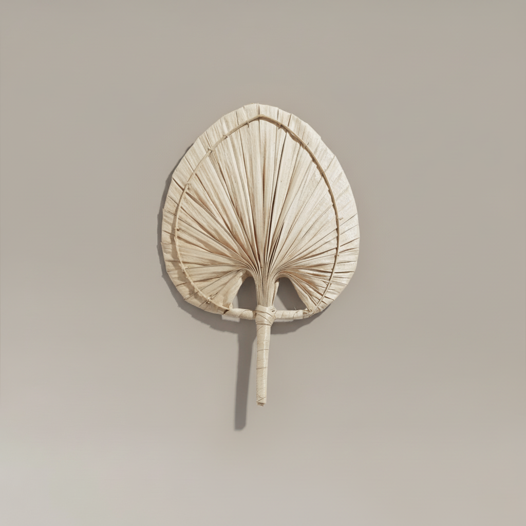 Large Round Palm Leaf Décor, 30–40 cm - Image 3