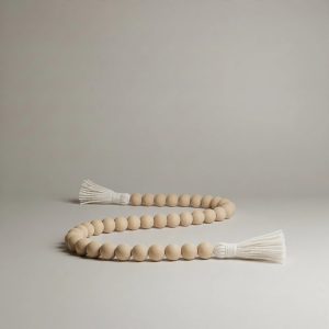 Wooden Beads Tassel Medium