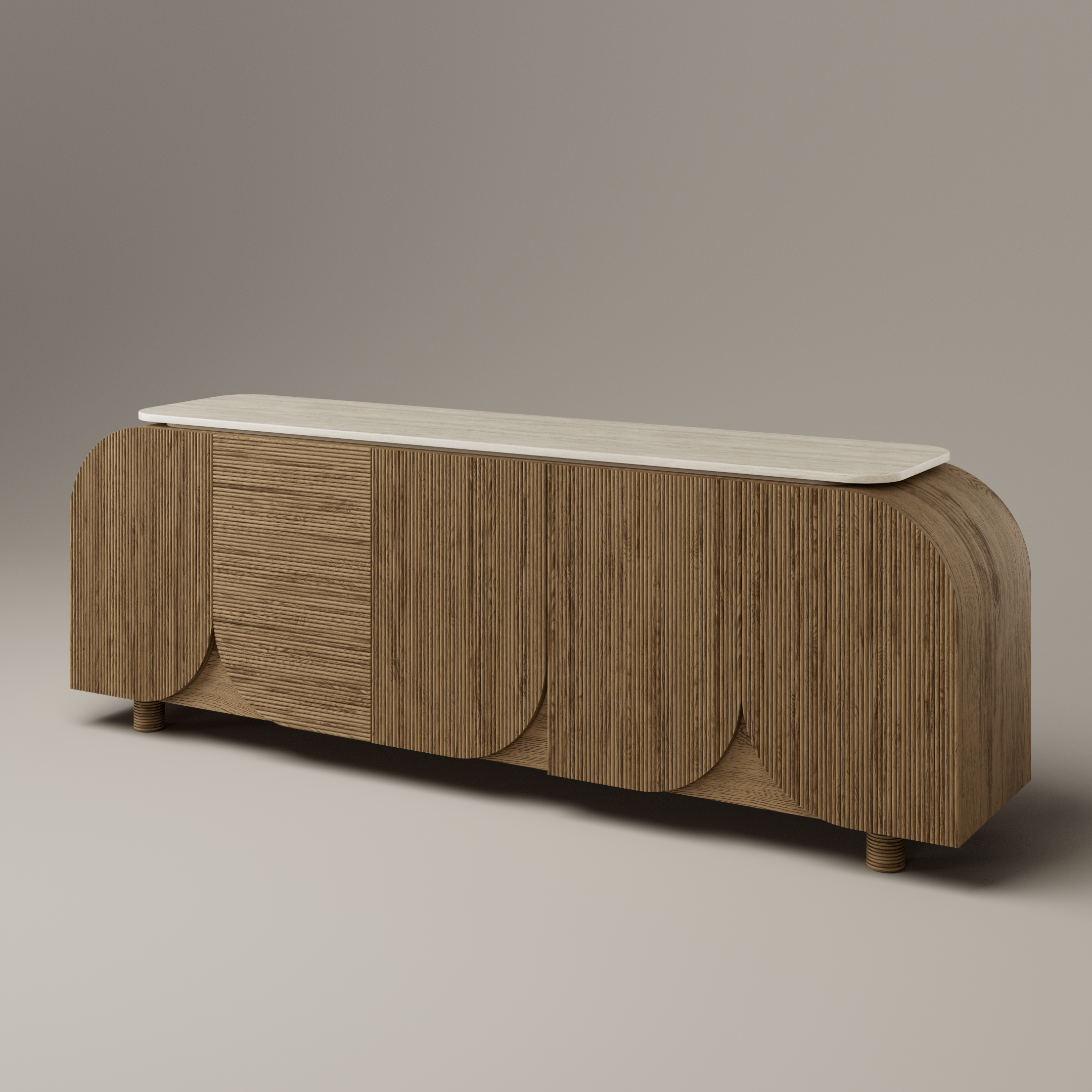 Arch Fluted Sideboard - Image 3