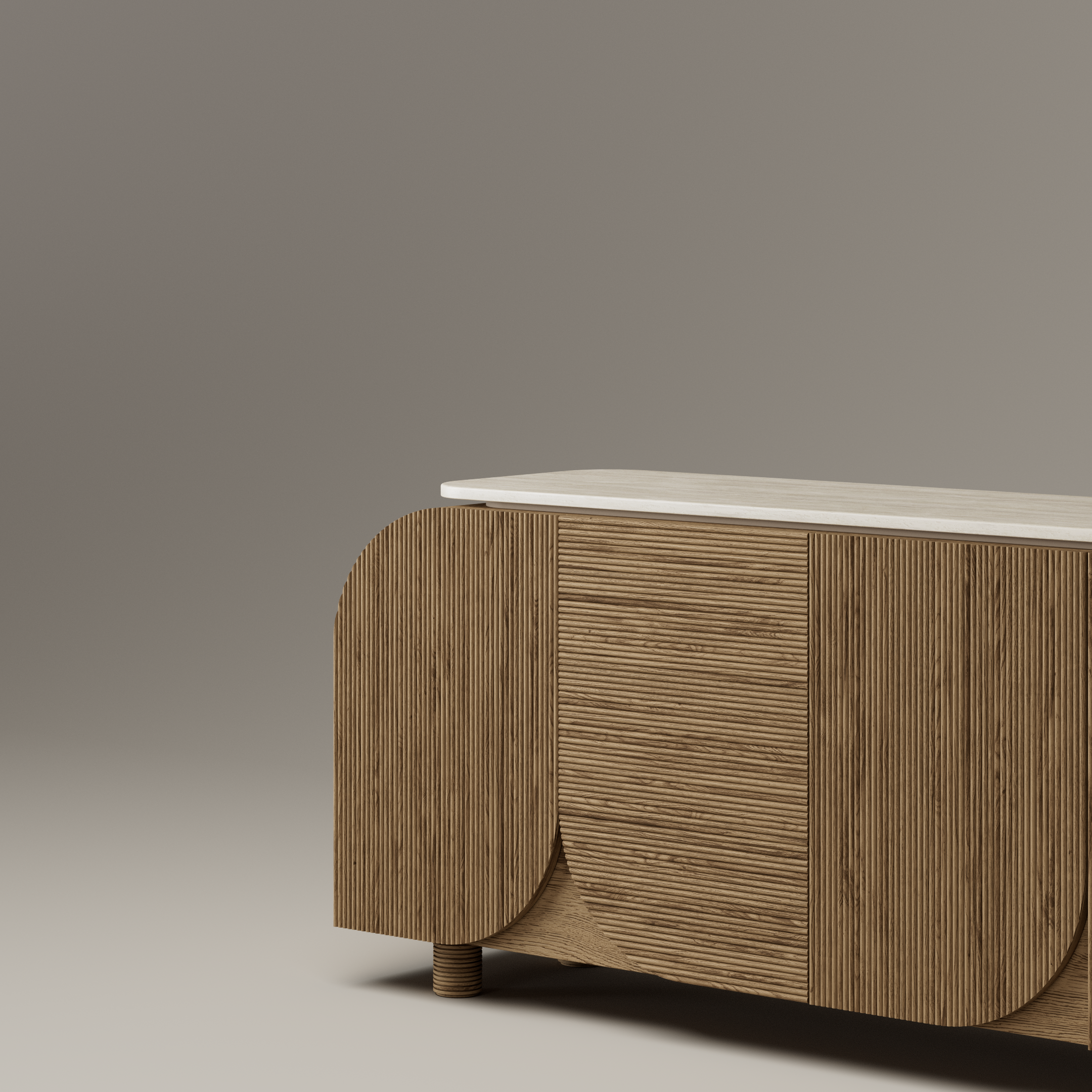Arch Fluted Sideboard - Image 2